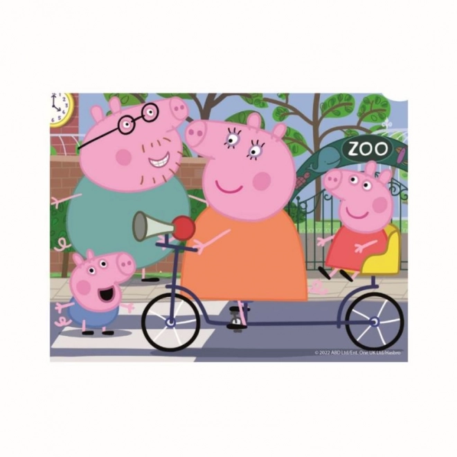 Dino Bilderwürfel Peppa Pig, 12 Würfel