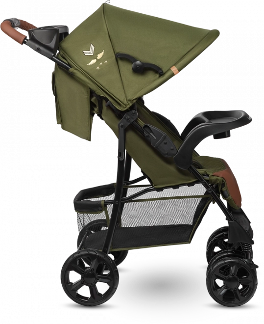 Lionelo Emma Plus Kinderwagen Grün – Waldgrün