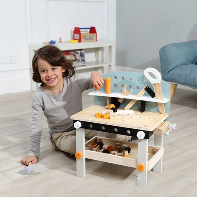 Holzwerkbank für Kinder mit Zubehör von ECOTOYS