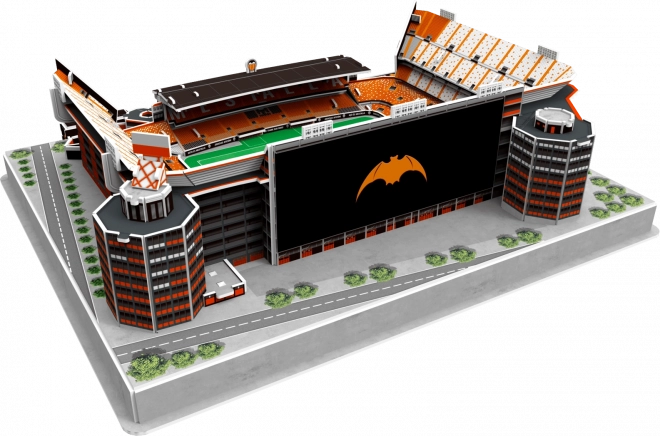 3D Puzzle Stadion Mestalla FC Valencia Leuchtend