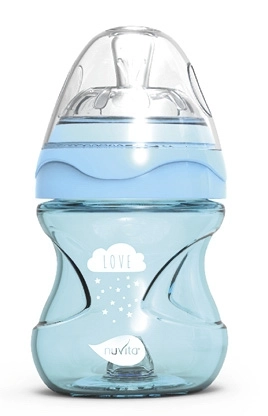 Innovative Babyflasche 150ml, Hellblau