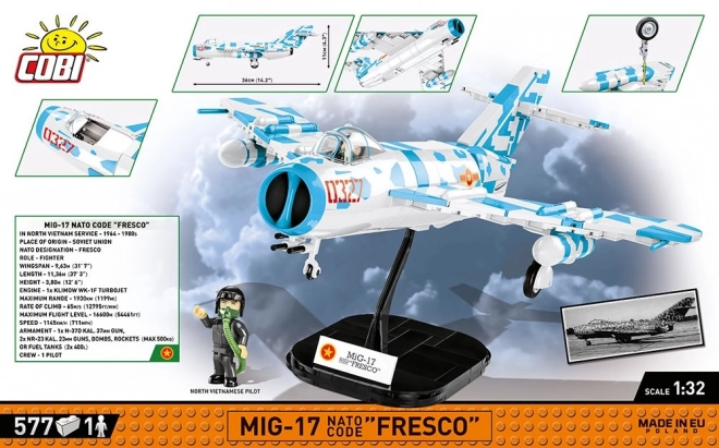 Cobi Vietnamkrieg MIG-17 FRESCO Bausatz