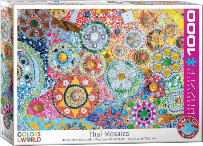 Thailändisches Mosaik Puzzle 1000 Teile von EUROGRAPHICS