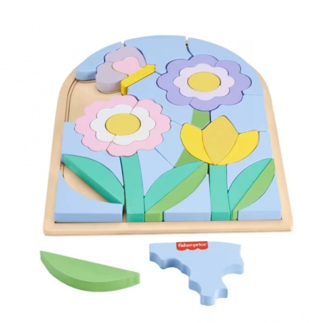 Holzpuzzle Blumen von Fisher-Price