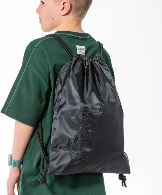 Schulset Baagl Skate Max Darkness: Rucksack, Federmäppchen und Beutel