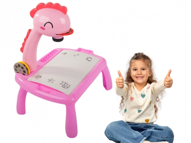 Projektor Tisch mit Zeichnen und Marker für Kinder