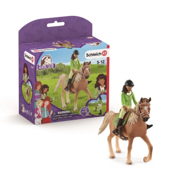 Schleich Sarah & Mystery Horse Club Figuren