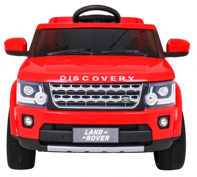 Land Rover Discovery Kinder Elektroauto Rot + Fernsteuerung + EVA Räder + langsamer Start + MP3 Radio