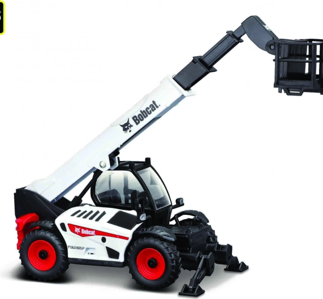 Bburago Bobcat Teleskoplader mit Arbeitsbühne im Maßstab 1:50