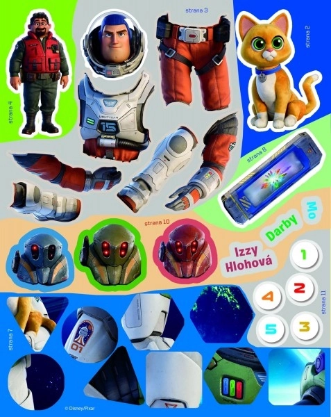 Stickerbuch Buzz Lightyear mit Aufklebern