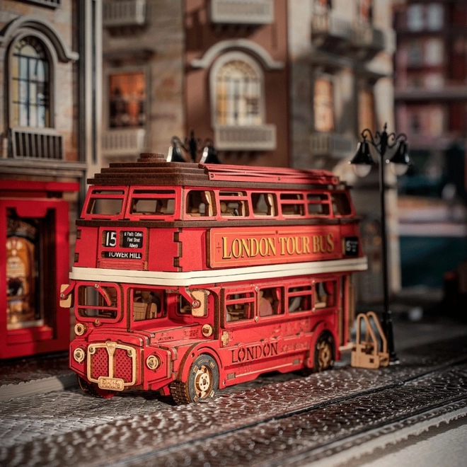 3D Holzpuzzle London Doppeldeckerbus