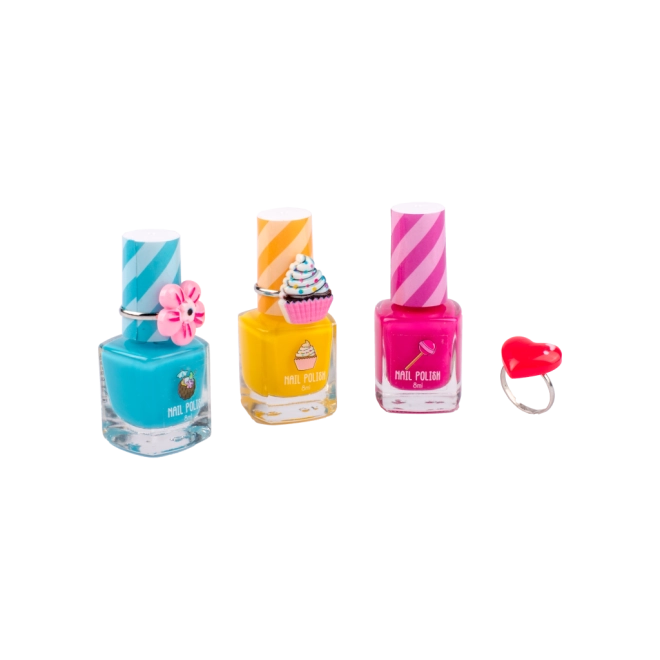 Drei leuchtende Farben für kreatives Nail Art