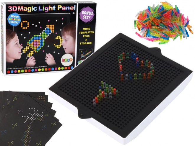 Magische 3D-Licht-Puzzle-Set