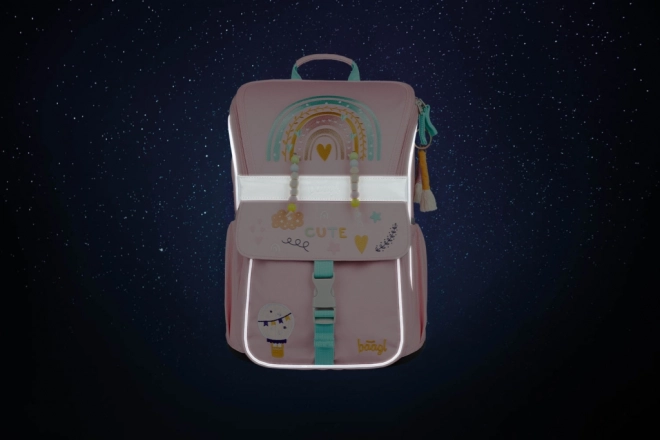 Baagl Schulrucksack-Set Zippy Rosa