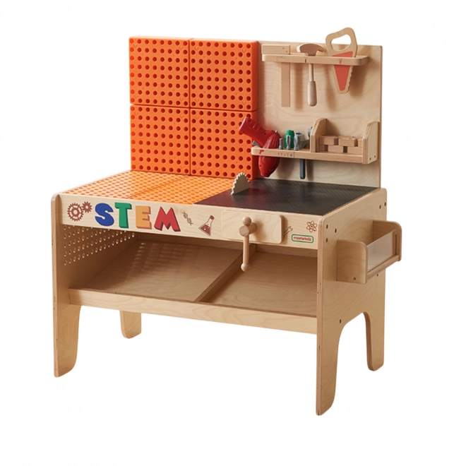 Masterkidz Holzwerkstatt XXL Montessori STEM mit Werkzeugen