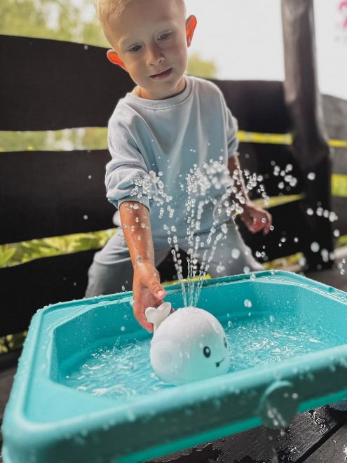 Badespielzeug Wal LED Fontäne