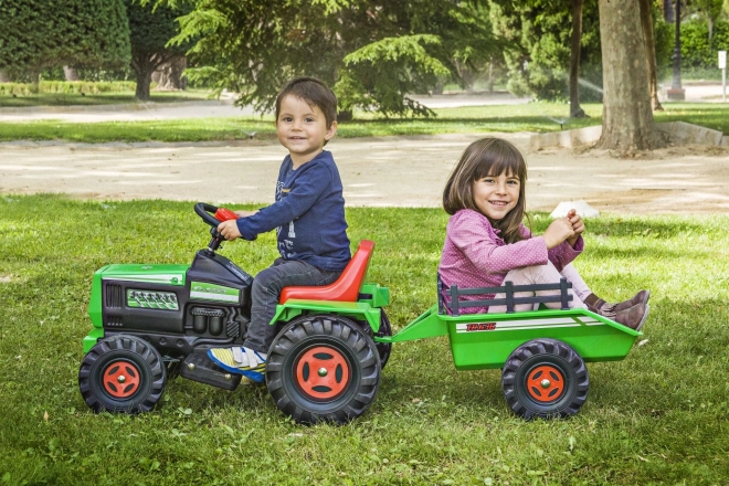 Injusa elektrischer Kindertrecker 6V mit Anhänger