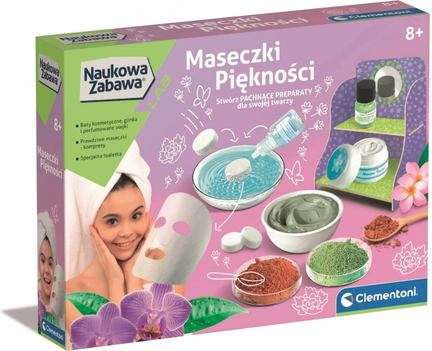 Wissenschaftliches Set für kosmetische Masken