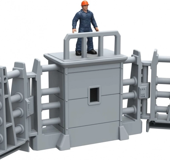 Modulares Tor und Absperrungen