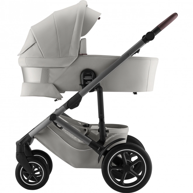 Komplettset Kinderwagen Smile 5Z mit Lux Babywanne in Linen Grey