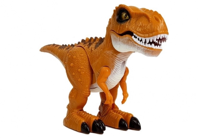 Ferngesteuerter Dinosaurier Braun R/C mit Licht und Sound