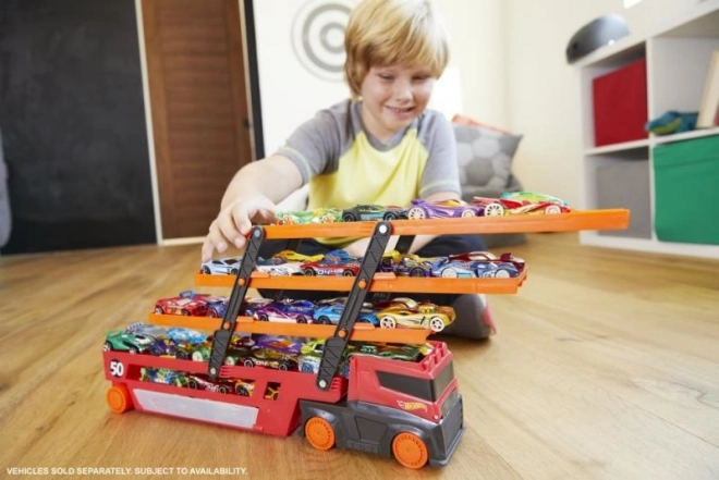 Mega Transporter Hot Wheels 50. Jubiläum