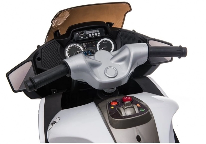 Kinderakku-Motorrad XMX609 weiß