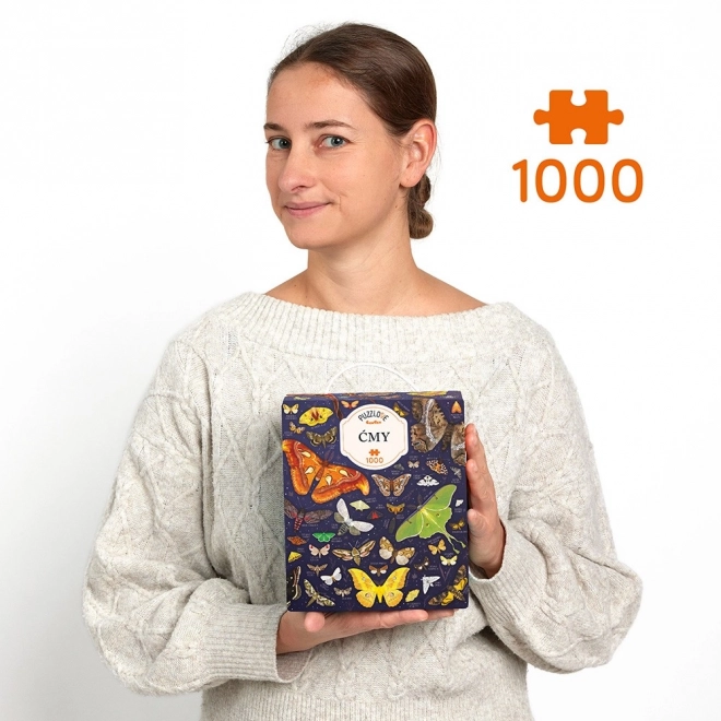Puzzlove 1000 Teile Nachtfalter Puzzle