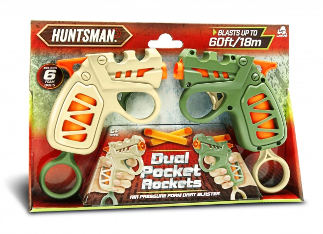 Huntsman Taschenpistolen-Set mit Rückzug, 13 cm