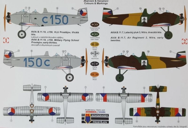 Avia BH-11 Militärmodellbausatz