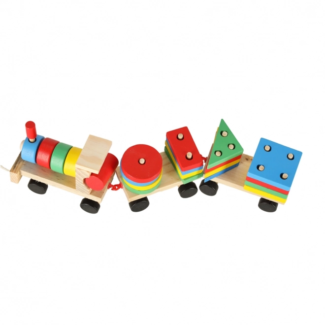Holzeisenbahn Sortierpuzzle