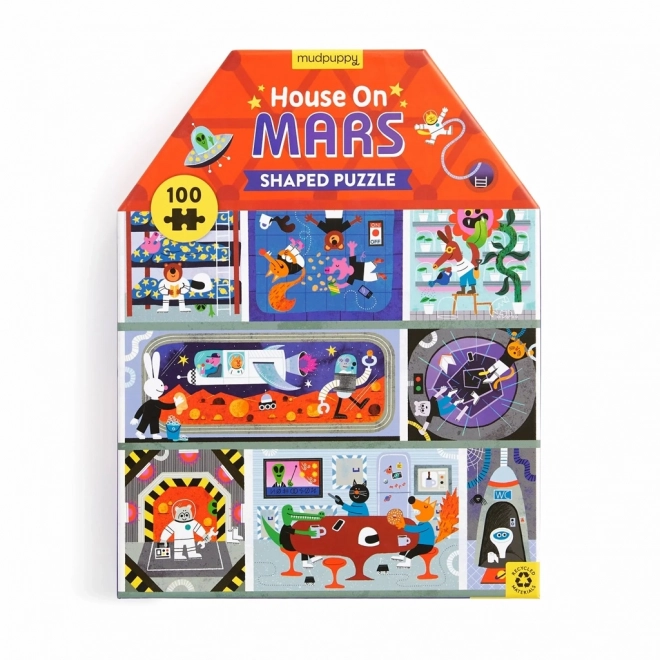 Mars-Haus Puzzle 100 Teile