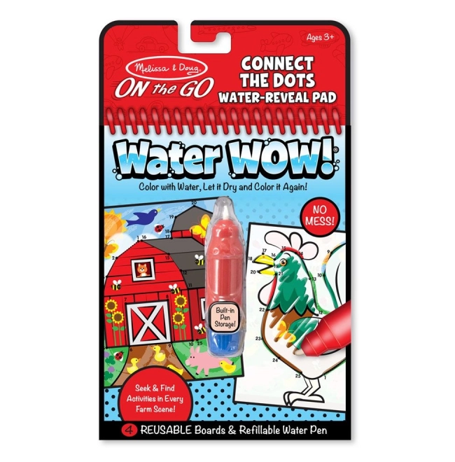 Wasser Malbuch Połącz Kropki WaterWOW