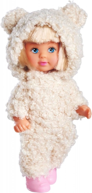 Weicher Teddybär-Overall mit Öhrchen