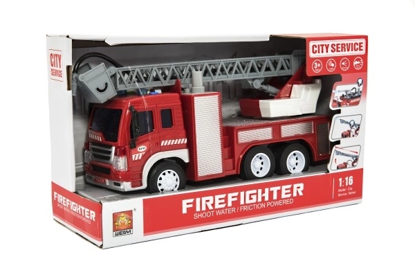 Feuerwehrauto mit Wasserfunktion und Soundeffekten