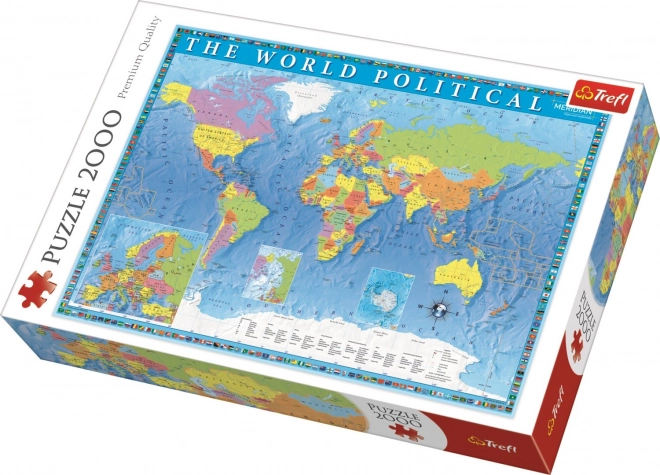 Weltkarte Puzzle 2000 Teile