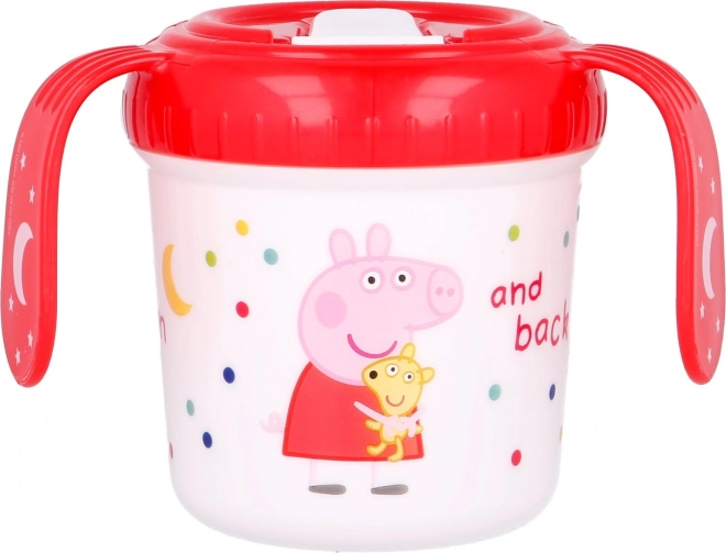 Peppa Pig Trinkbecher mit Griffen 250ml