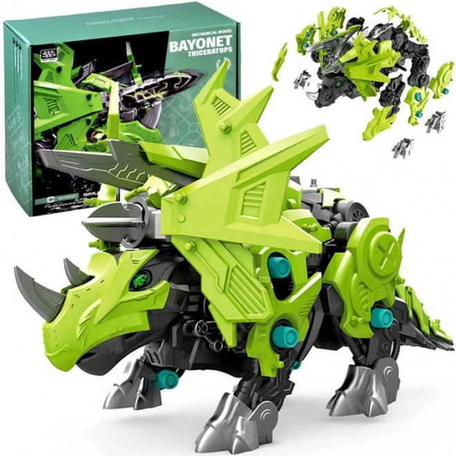 Mechanischer Triceratops Roboter zum Selberbauen