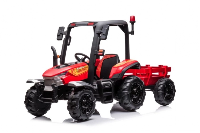 Roter Akku-Traktor für Kinder