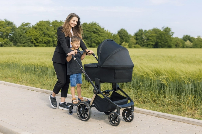 Trittbrett für Kinderwagen Segboard 2 Schwarz