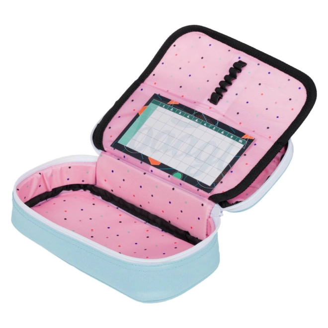 Robustes Etui mit aufklappbarer Trennwand
