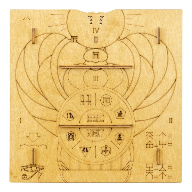 Pyramidenrätsel EscapeWelt aus Holz