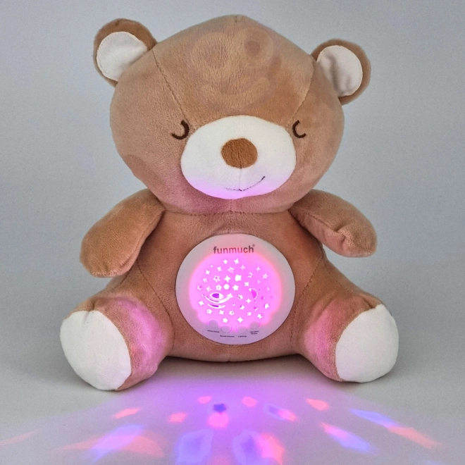 Woopie Baby beruhigender Plüschbär mit Projektor 2-in-1