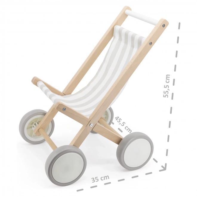 Holzpuppenwagen Buggy