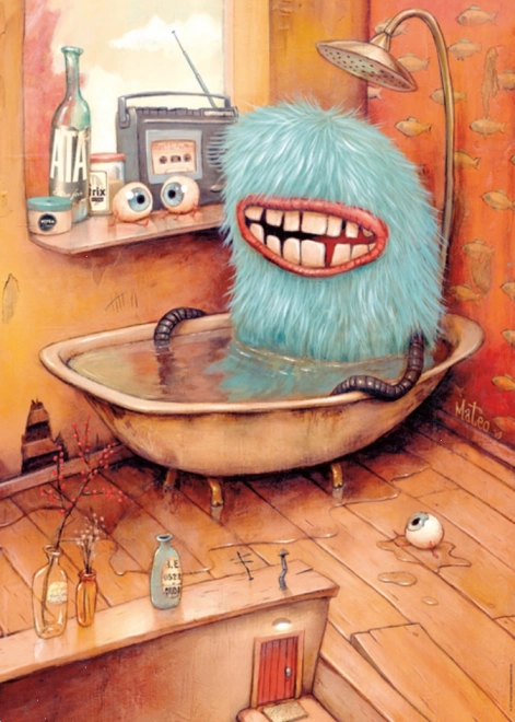 Puzzle Zozoville: In der Badewanne 1000 Teile