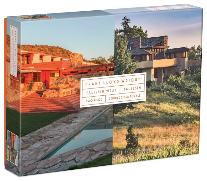 Frank Lloyd Wright Doppelseitiges Puzzle 500 Teile