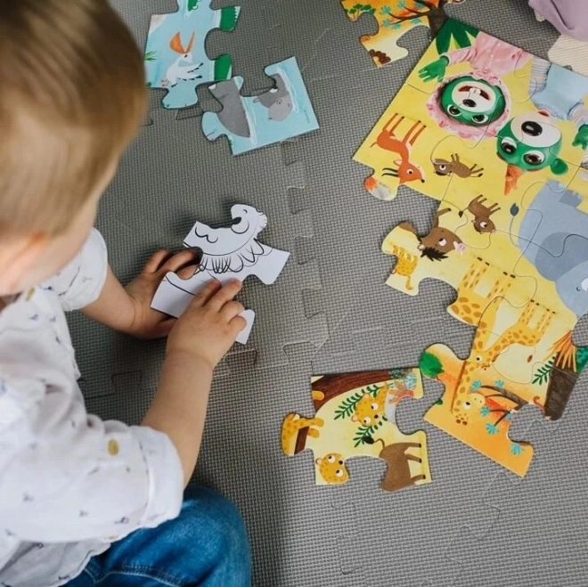 Doppelseitiges Puzzle Treflíci im Zoo Super Maxi