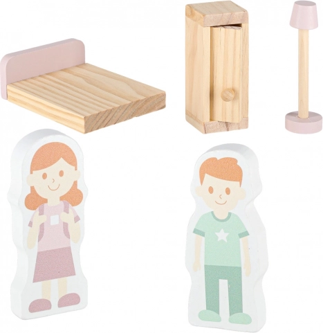 Umfangreiches Möbel-Set und zwei Figuren