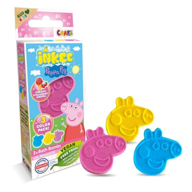 Inkee - Mini Badebomben Peppa Pig