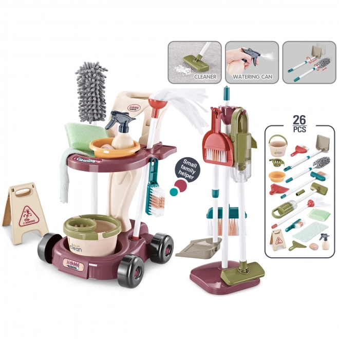 Woopie Kinder Putzwagen 26 Teile